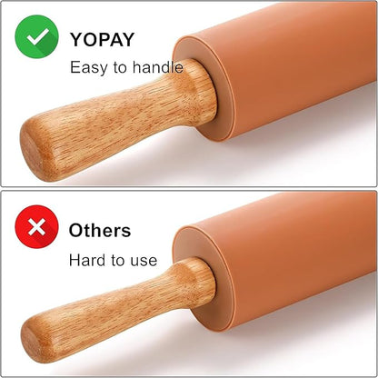 Yopay 4 Pack Silicone Rolling Pin - Image 3