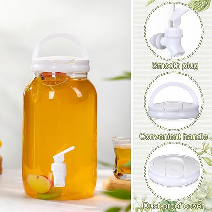 Havawish 2 Pcs 1 Gallon Plastic Beverage Dispenser - Image 5