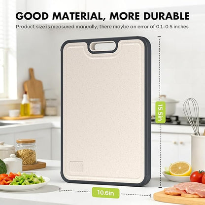 Sumzzz Titanium Cutting Board for Kitchen, Cutting Board Double Sided Food Grade - Image 5