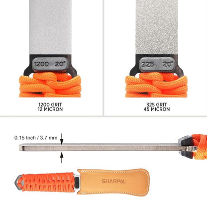 SHARPAL 181N Dual-Grit Diamond Sharpening Stone File Garden Tool Knife Sharpener - Image 4