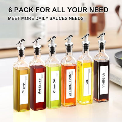 GMISUN Olive Oil Dispenser Bottle, 6 Pack Oil Dispensers Bottles - Image 6