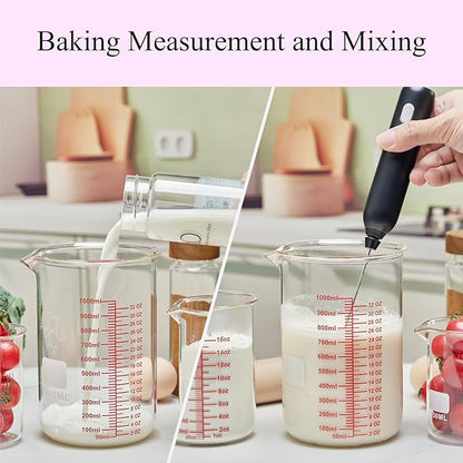 High Borosilicate Glass Measuring Cup-V-Shaped Spout, 1000ml Glass Measuring - Image 4