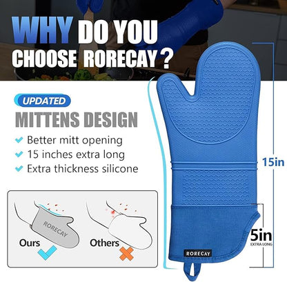 Rorecay 6pcs Oven Mitts and Pot Holders Sets - Image 2