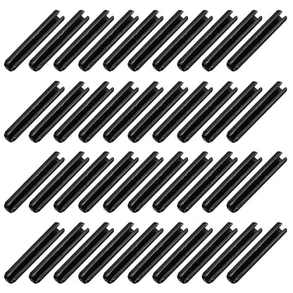 MECCANIXITY 120Pcs Slotted Split Roll Pins 4/25 Inch Dia. 1 Inch Length 65Mn by MECCANIXITY