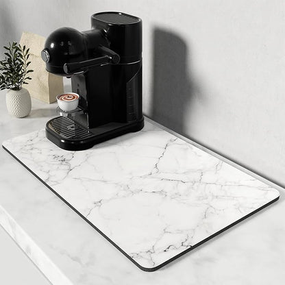 Rnivvi Coffee Mat, Hide Stain Rubber Backed Absorbent Dish Drying Pad by Rnivvi