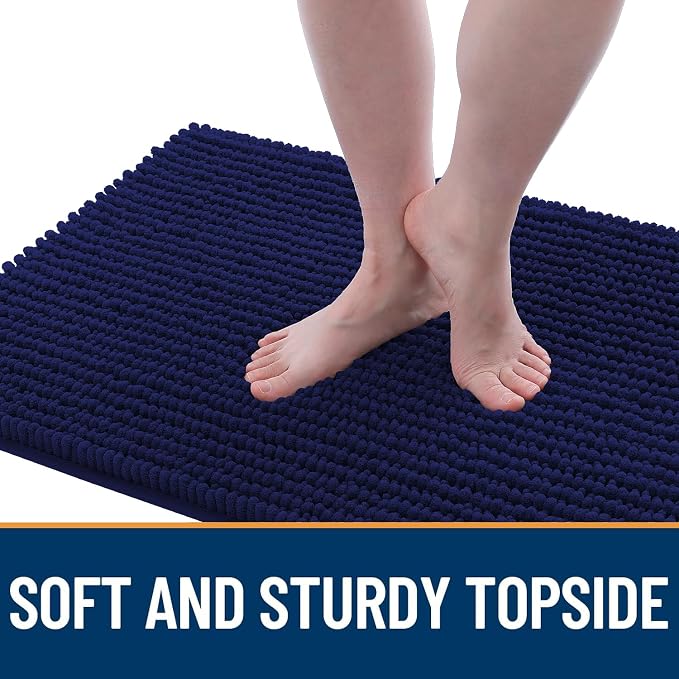 OLANLY Dog Door Mat for Muddy Paws 47x24, Ultra Absorbent Chenille Mud Doormat - Image 3