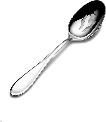 Mikasa 5080632 Bravo Stainless Steel Large Slotted Serving Spoon - Image 2