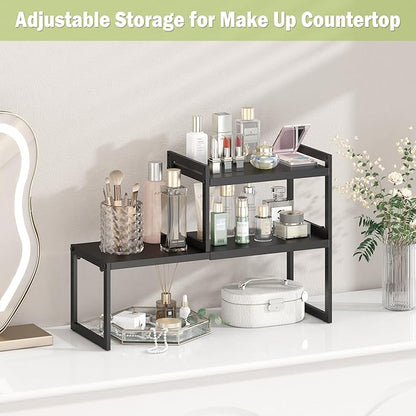 DOLALIKE Expandable Kitchen Countertop Organizer, Stackable Cabinet Shelf - Image 6