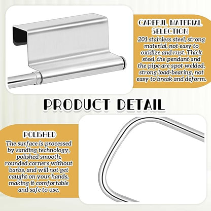 Yaocom 12.4 Inches Cabinet Door Paper Towel Holder Camper Under Sink No - Image 4