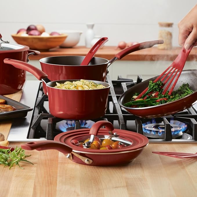 Rachael Ray 14753 11-Piece Nonstick Cookware Set - Image 2