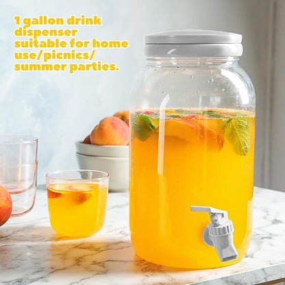 Tanlade 2 Pcs Plastic Drink Dispenser - Image 2