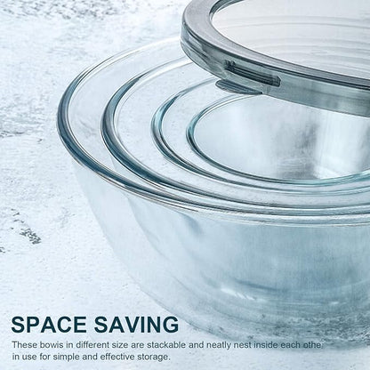 M MCIRCO Glass Mixing Bowls - Image 4