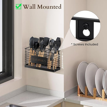 THYGIFTREE Utensil Holder for Kitchen Counter - Image 4
