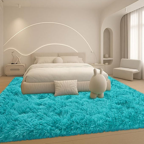 8x10 Area Rugs Living Room, Large Plush Fluffy Bedroom Carpet, Non-Slip by Mtandyx