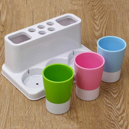 Eslite Toothbrush Toothpaste Holder Stand - Image 4