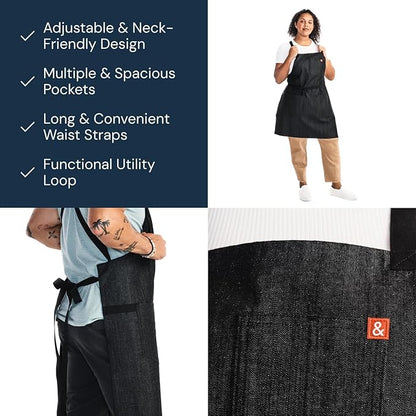 hedley & bennett Crossback Apron - Image 4