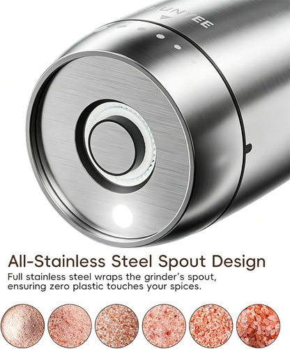 Electric Salt and Pepper Grinder Set - Image 2