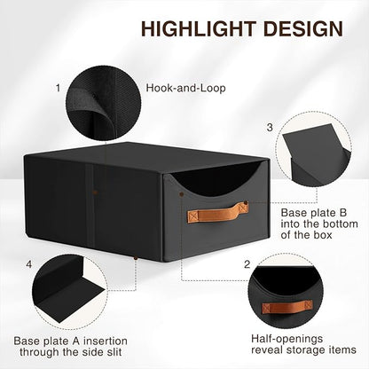 Homsorout Stackable Storage Drawers - Image 4