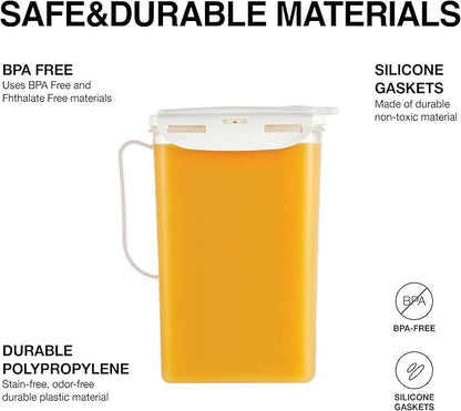 LocknLock Aqua Fridge Door Water Jug | Clear Pitcher | BPA Free Plastic Pitcher - Image 6