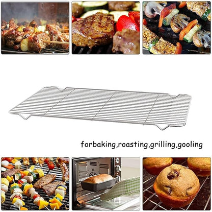 Cooling Rack Set of 3, Baking Rack Stainless Steel Wire Rack - Image 5