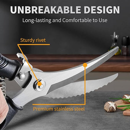 Heavy Duty Kitchen Poultry Shears - Image 5