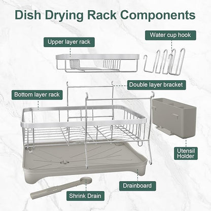 LIYI Dish Drying Rack, Large Dish Rack - Image 8