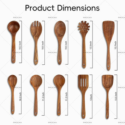 Wooden Spoons for Cooking - Image 2