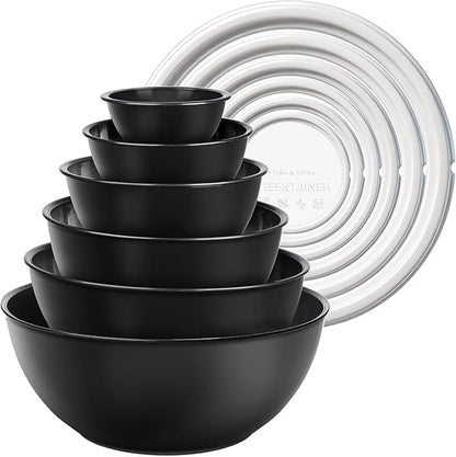 Greentainer Plastic Mixing Bowls by Greentainer