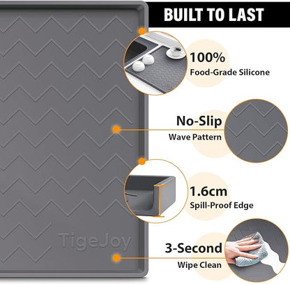 TigeJoy 31" x 19" Under Sink Mats - Image 4
