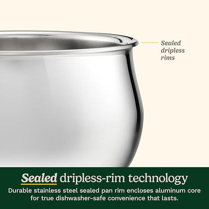 Cuisinart PureClad™ Triple Ply Stainless Steel 5.5 Qt. Saute Pan w/Cover - Image 5