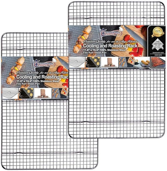 KITCHENATICS 100% Stainless Steel Cooling Racks by KITCHENATICS