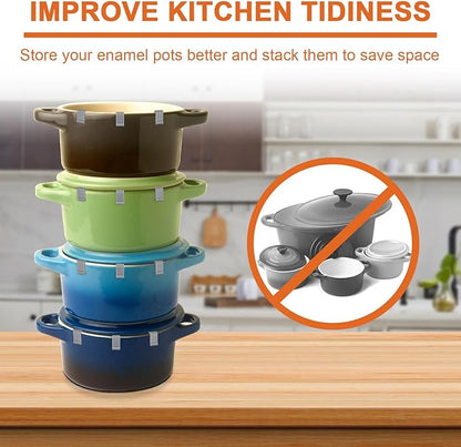 12pcs Silicone Dutch Oven Lid Clips - Image 4
