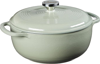Lodge 4.5 Quart Enameled Cast Iron Dutch Oven by Lodge