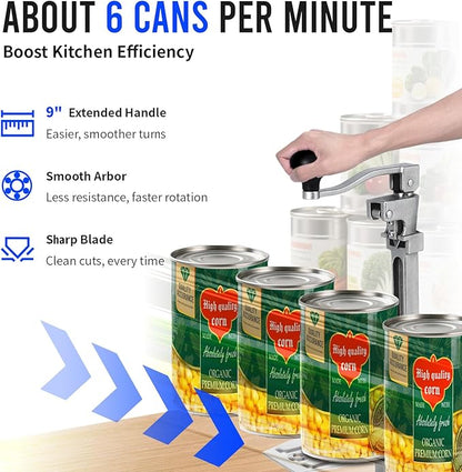 Commercial Can Opener Heavy Duty, Industrial Kitchen Tool - Image 5