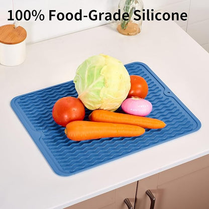 ZLR Silicone Dish Drying Mat & Heat Resistant Trivet - Image 9