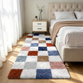Shag Runner Rug for Bedroom Living Room 2x6 Upgrade Non-Slip Fluffy Soft by Boshengya