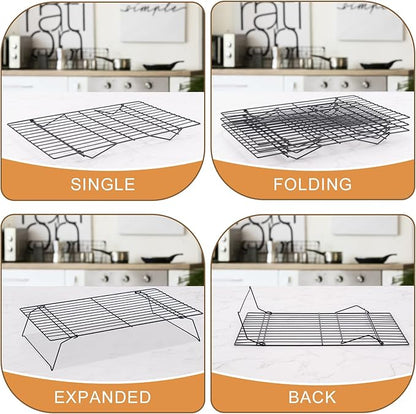 Cooling Rack for Baking 3 Tiers, Stainless Steel Baking Cooking Cooling Racks - Image 4