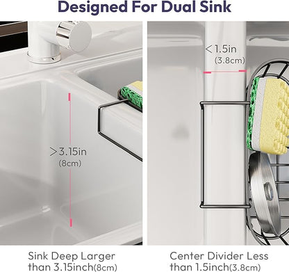 SWTYMIKI Sponge Holder for Kitchen Sink - Image 2