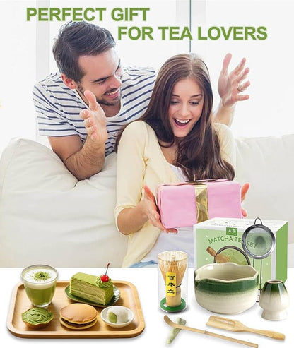 JBER Matcha Whisk Set, Ceramic Matcha Set Includes Bowl, Matcha Whisk and Holder - Image 7
