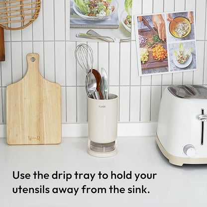 carrotez Utensil Drying Holder for Kitchen Counter, Self Draining, Small - Image 5