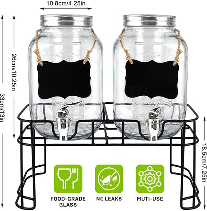2 Pack 1 Gallon Drink Dispenser - Image 4