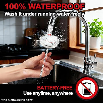 Meat Thermometer Cooking Thermometer Stainless Steel Kitchen Thermometer - Image 4