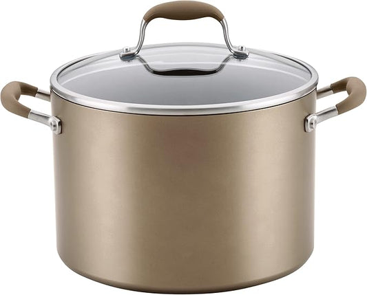 Anolon Advanced Home Hard-Anodized Nonstick Wide Stock Pot/Stockpot by Anolon