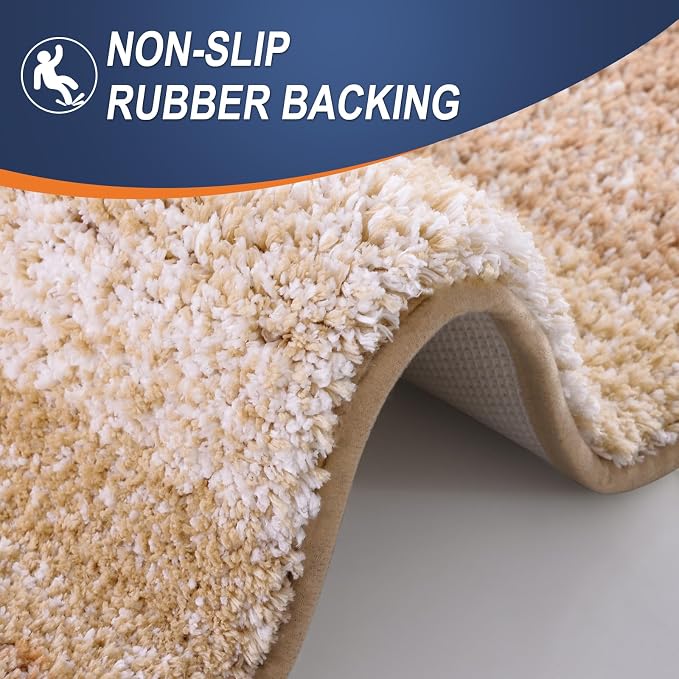 OLANLY Bathroom Rugs Mat 36x24, Extra Soft Absorbent Microfiber Bath Rugs - Image 4