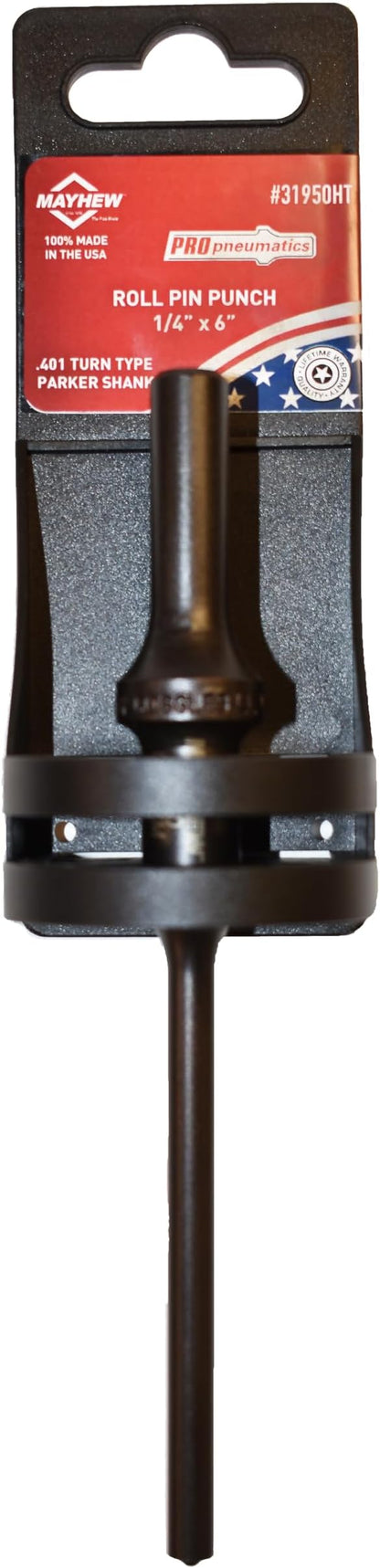 Mayhew Tools 31951HT Pneumatic Roll Pin Punch, 5/16" x 6" Hang Tag by Mayhew