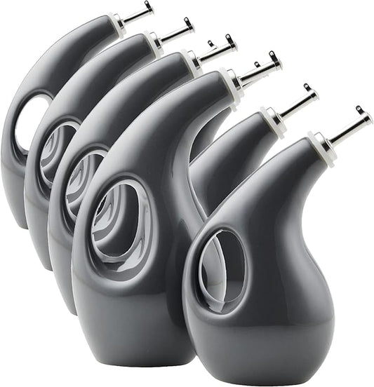 Rachael Ray Serveware Ceramic EVOO Oil and Vinegar Dispensing Bottle Set by RachaelRayKitchenware