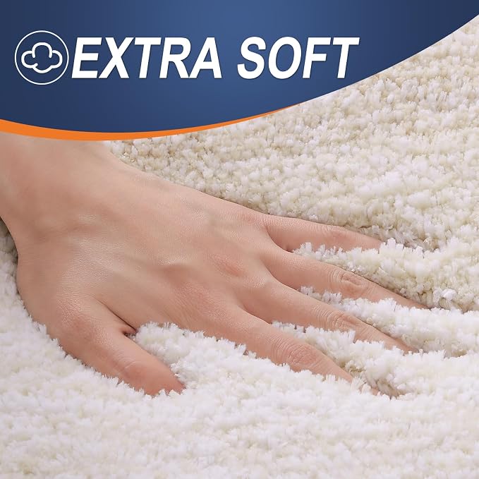 OLANLY Bathroom Rugs Mat 36x24, Extra Soft Absorbent Microfiber Bath Rugs - Image 2