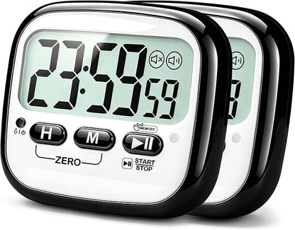AyayaBoss 2-Pack Magnetic Kitchen Timers by AyayaBoss