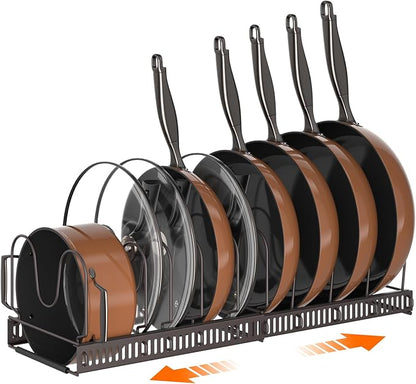 MUDEELA Pots and Pans Organizer Rack by MUDEELA