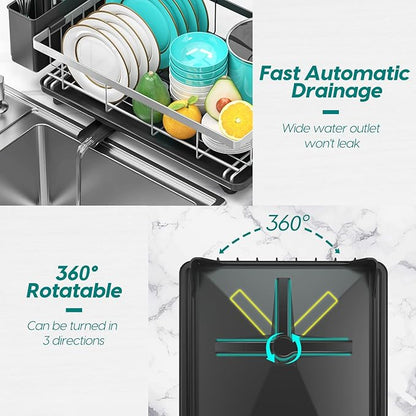 MERRYBOX Stainless Steel Dish Drying Rack - Image 7